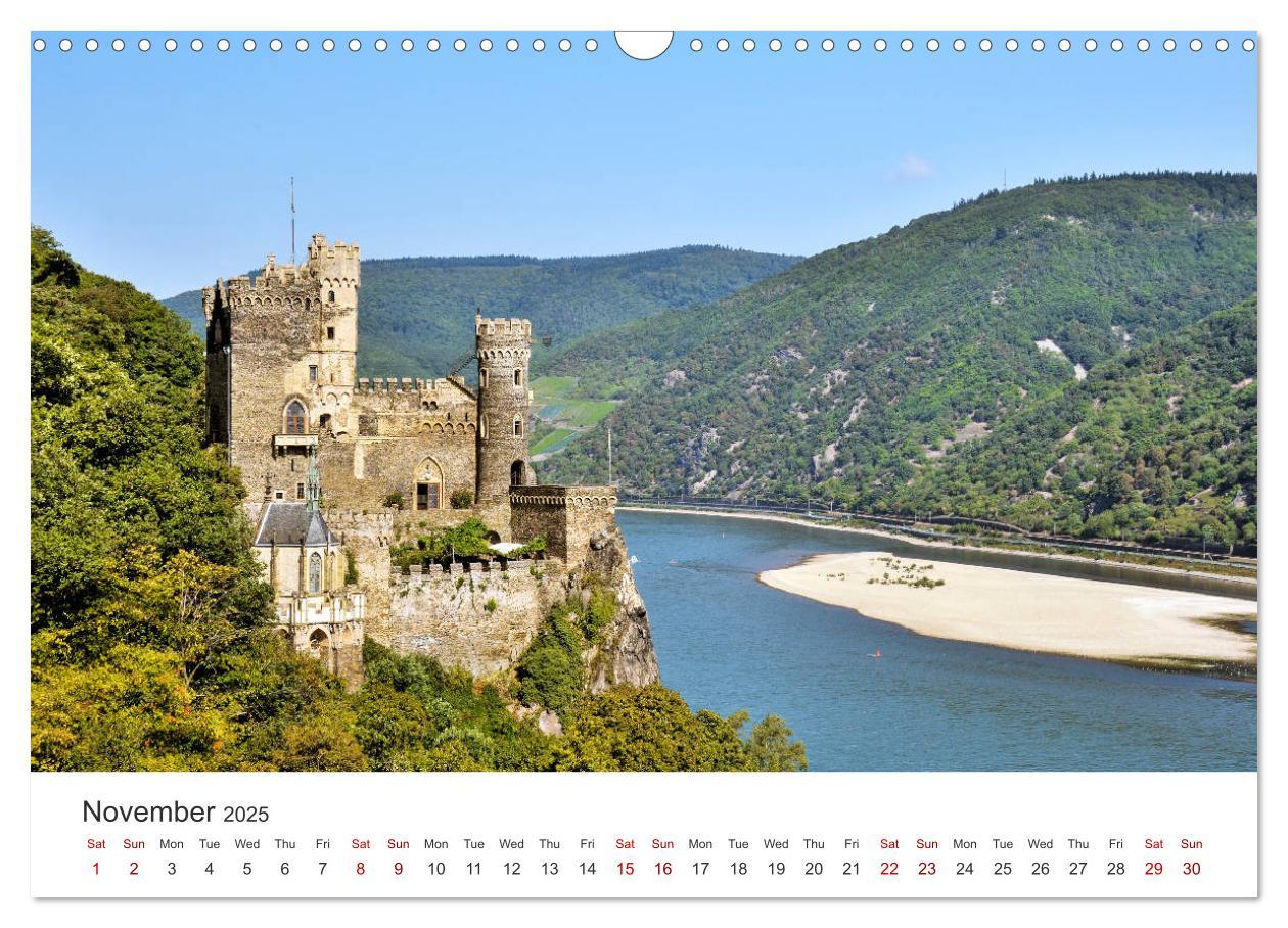 Bild: 9781325946815 | Rhine Valley and Castles (Wall Calendar 2025 DIN A3 landscape),...