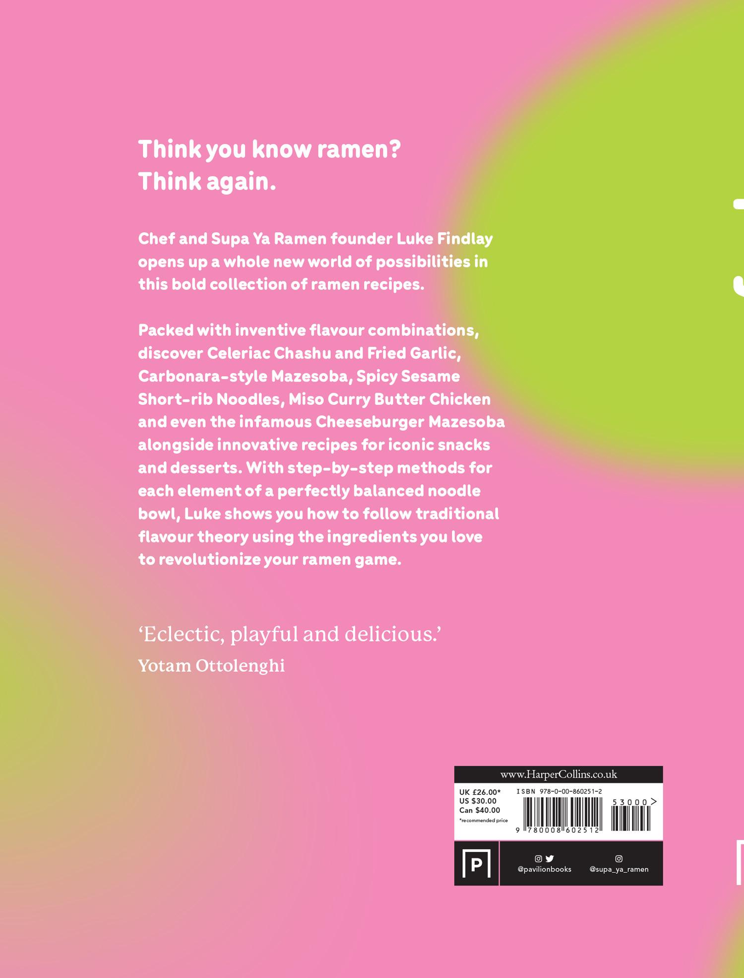 Rückseite: 9780008602512 | Supa YA Ramen | Ramen Reinvented | Luke Findlay | Buch | Gebunden