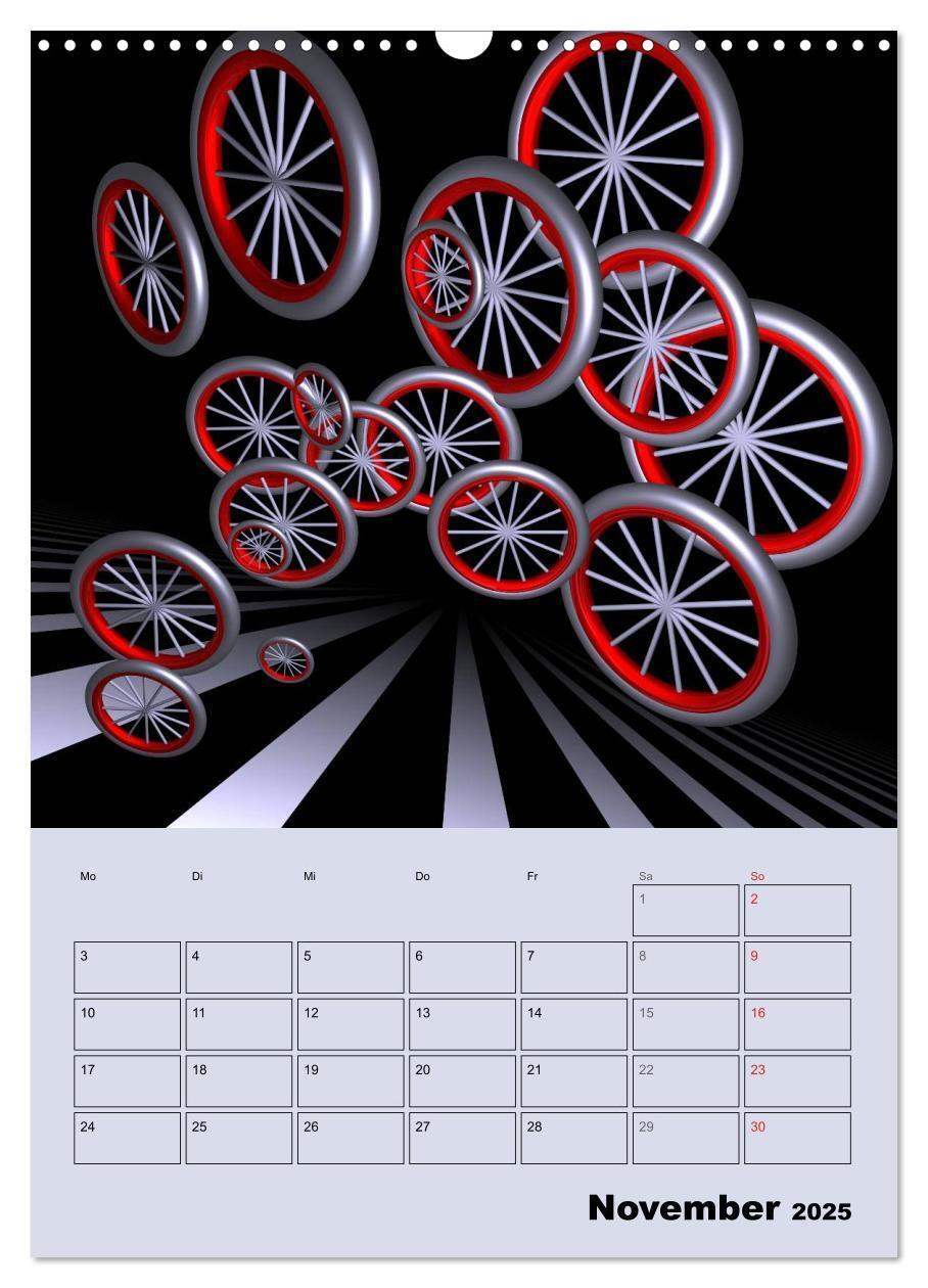 Bild: 9783457009994 | OpArt und mehr (Wandkalender 2025 DIN A3 hoch), CALVENDO...