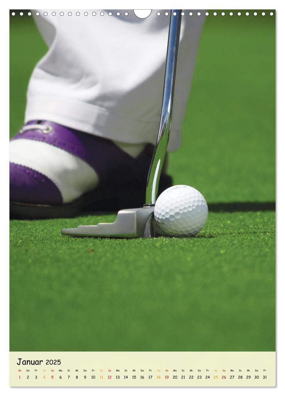 Bild: 9783435910977 | Golf Leidenschaft (Wandkalender 2025 DIN A3 hoch), CALVENDO...