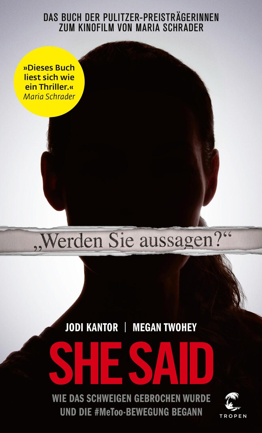 Cover: 9783608501926 | She Said | Jodi Kantor (u. a.) | Taschenbuch | broschiert | 448 S.