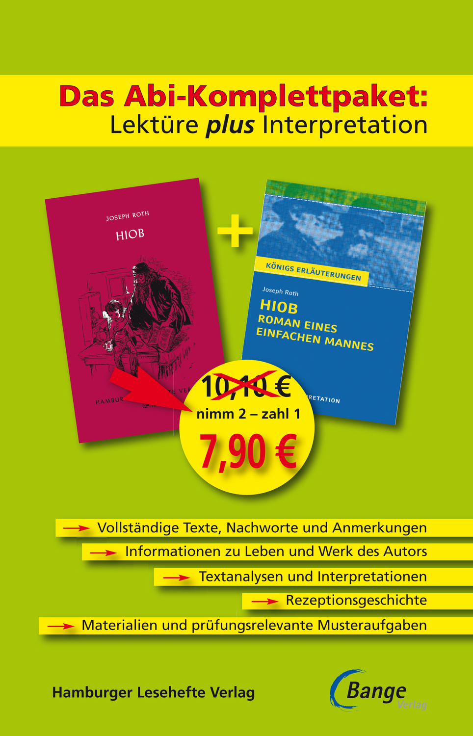 Cover: 9783804498105 | Hiob. Roman eines einfachen Mannes – Das Abi-Komplettpaket: Lektüre...