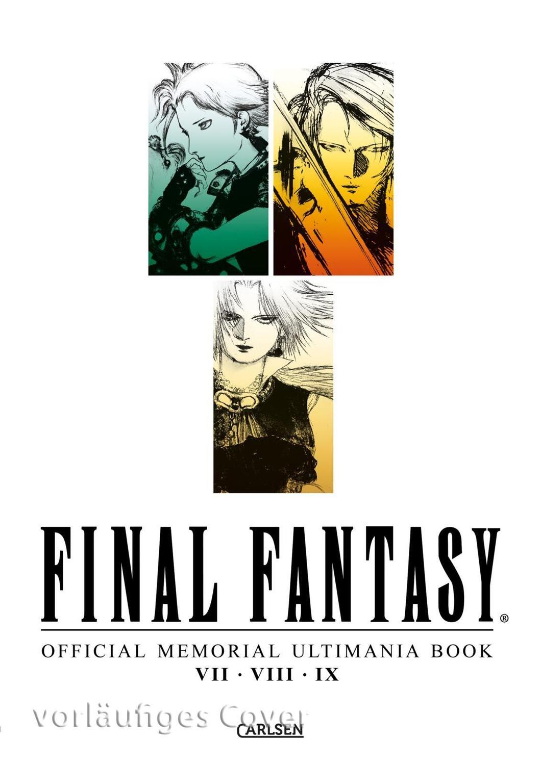 Cover: 9783551726889 | Final Fantasy - Official Memorial Ultimania Book VII VIII IX | Buch