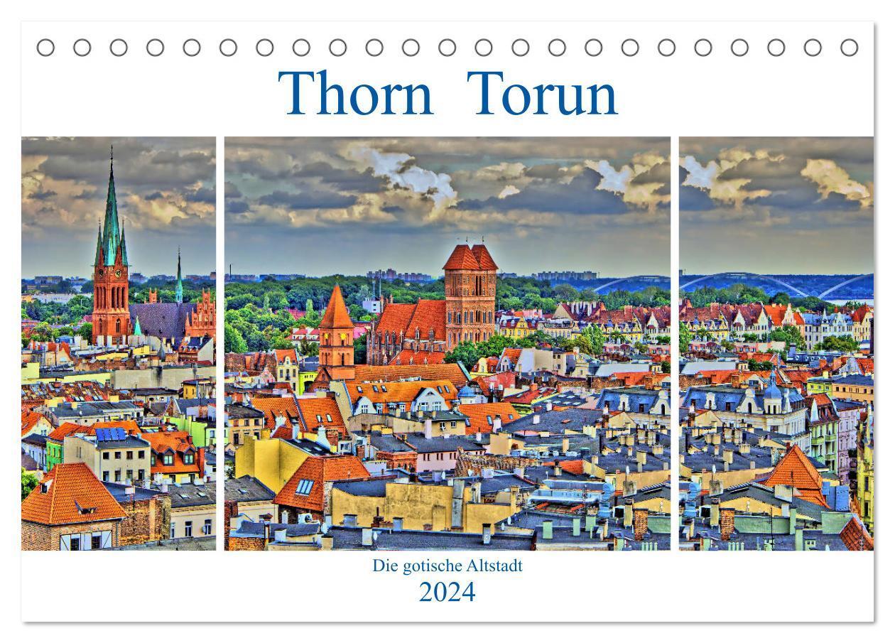 Cover: 9783383245480 | Thorn Torun - Die gotische Altstadt (Tischkalender 2024 DIN A5...