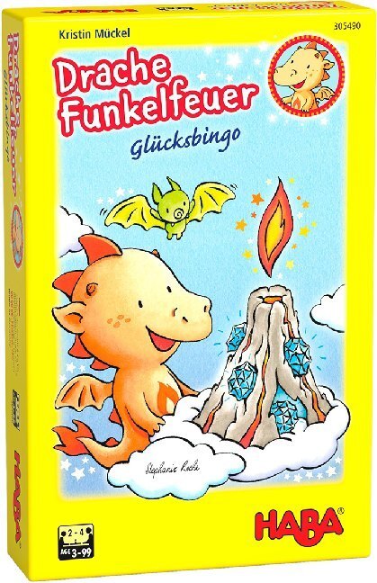 Cover: 4010168250724 | Drache Funkelfeuer Glücksbingo (Kinderspiel) | Spiel | In Spielebox