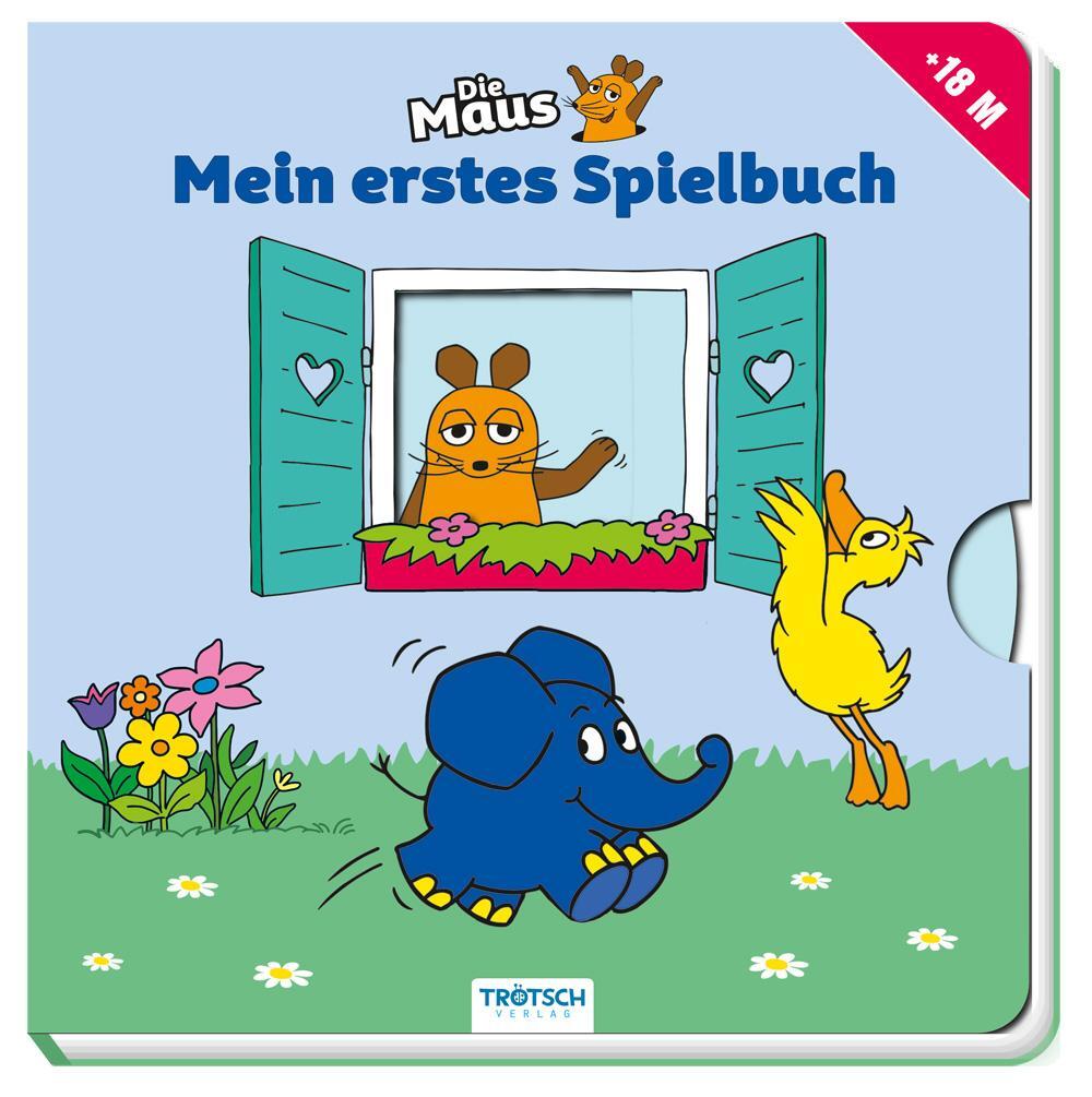 Cover: 9783965526235 | Trötsch Die Maus Pappenbuch Mein erstes Spielbuch | Trötsch Verlag