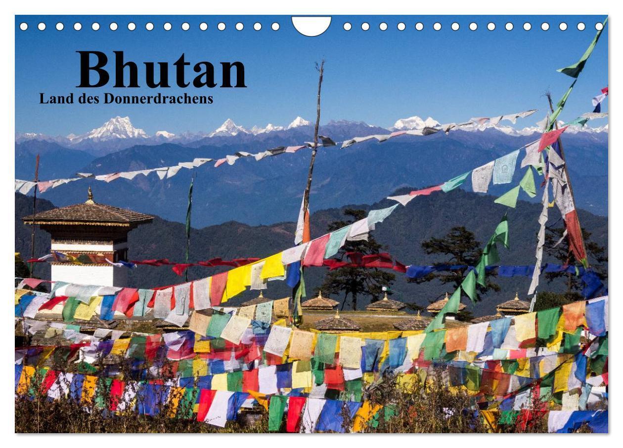Cover: 9783383564154 | Bhutan 2024 - Land des Donnerdrachens (Wandkalender 2024 DIN A4...
