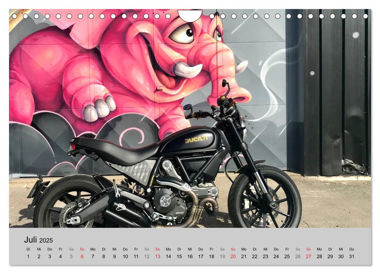 Bild: 9783435178230 | Scrambler Motorräder mit Stil (Wandkalender 2025 DIN A4 quer),...