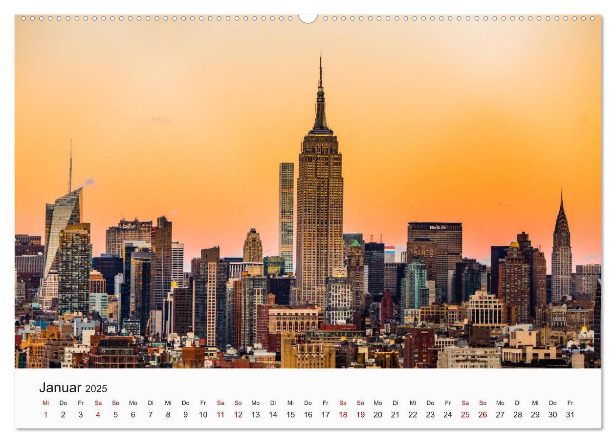 Bild: 9783435274673 | Traumstadt New York (Wandkalender 2025 DIN A2 quer), CALVENDO...