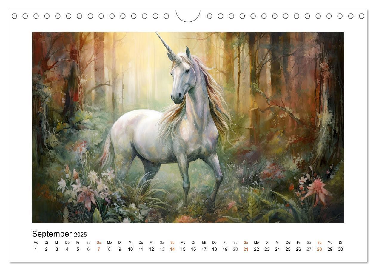 Bild: 9783383858796 | Geliebte Einhörner (Wandkalender 2025 DIN A4 quer), CALVENDO...