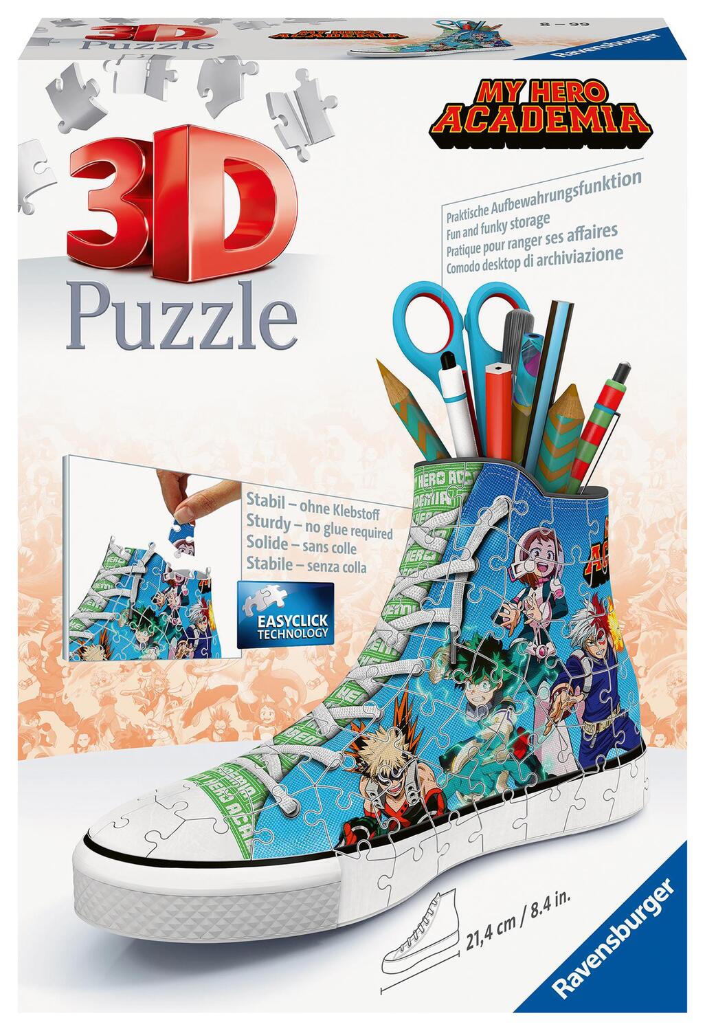 Cover: 4005556115679 | Ravensburger 3D Puzzle 11567 - Sneaker My Hero Academia -...