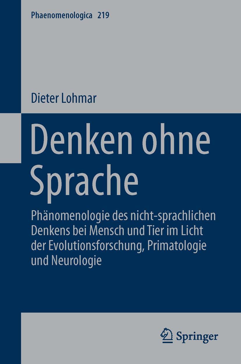 Cover: 9783319257563 | Denken ohne Sprache | Dieter Lohmar | Buch | viii | Deutsch | 2016