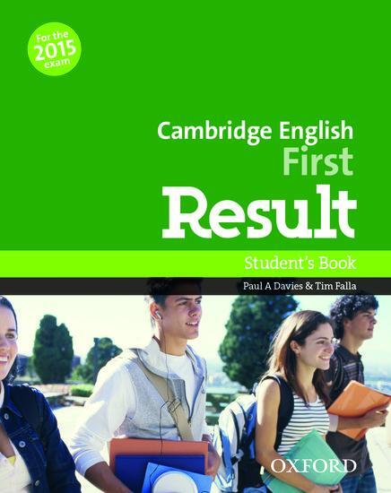 Cover: 9780194502849 | Cambridge English First Result: Student's Book | Paul Davies (u. a.)
