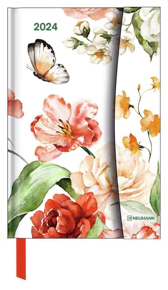 Cover: 4002725987150 | Flower Fantasy 2024 - Diary - Buchkalender - Taschenkalender - 10x15