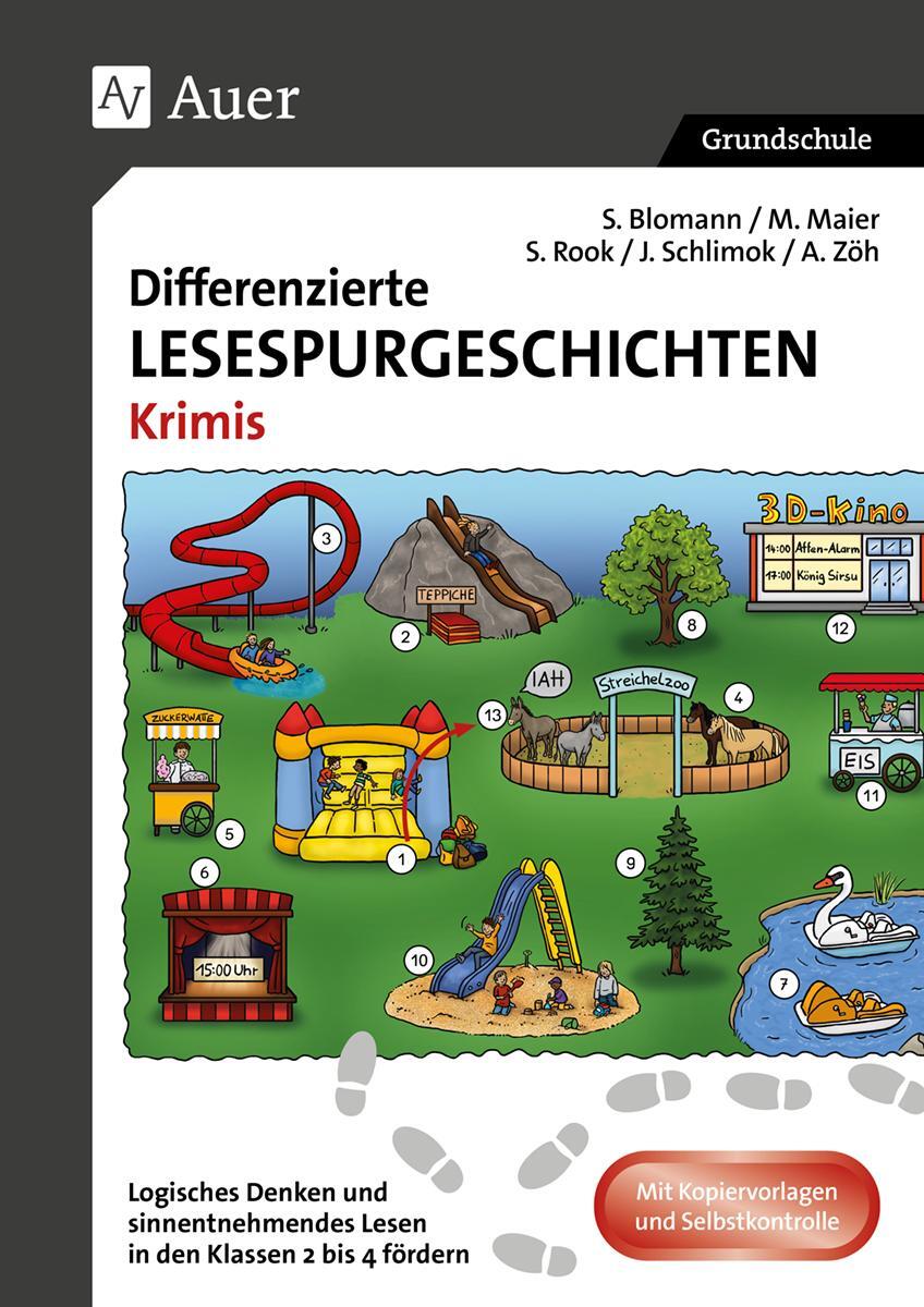 Cover: 9783403084099 | Differenzierte Lesespurgeschichten Krimis | S. Blomann (u. a.) | 2021