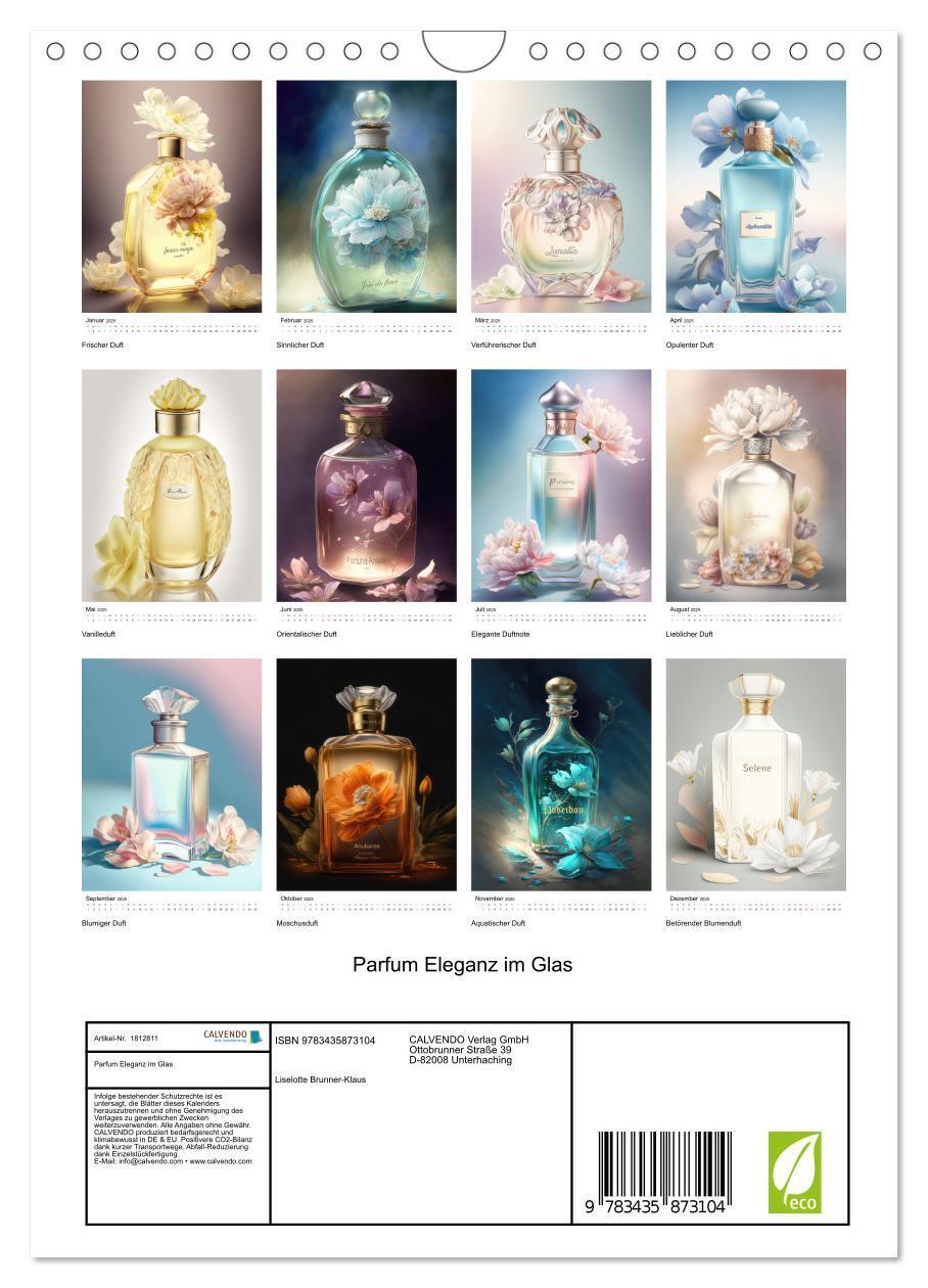 Bild: 9783435873104 | Parfum Eleganz im Glas (Wandkalender 2025 DIN A4 hoch), CALVENDO...