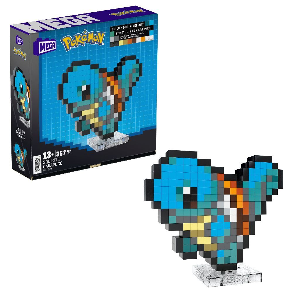 Cover: 194735190843 | MEGA Pokémon Shiggy Pixel Art | Karton | HTH77 | 2024 | Mattel