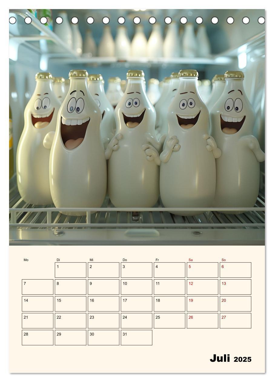 Bild: 9783435482009 | Nachts im Kühlschrank (Tischkalender 2025 DIN A5 hoch), CALVENDO...