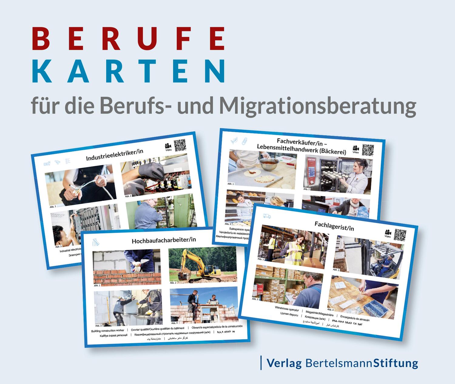 Cover: 9783867938525 | Berufekarten für die Berufs- und Migrationsberatung | Taschenbuch