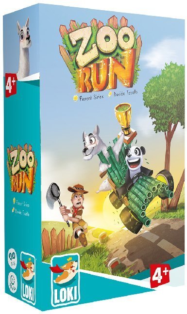 Cover: 3760175516009 | Zoo Run | Spieleranzahl: 1-5, Spieldauer (Min.): 10, Kinderspiel