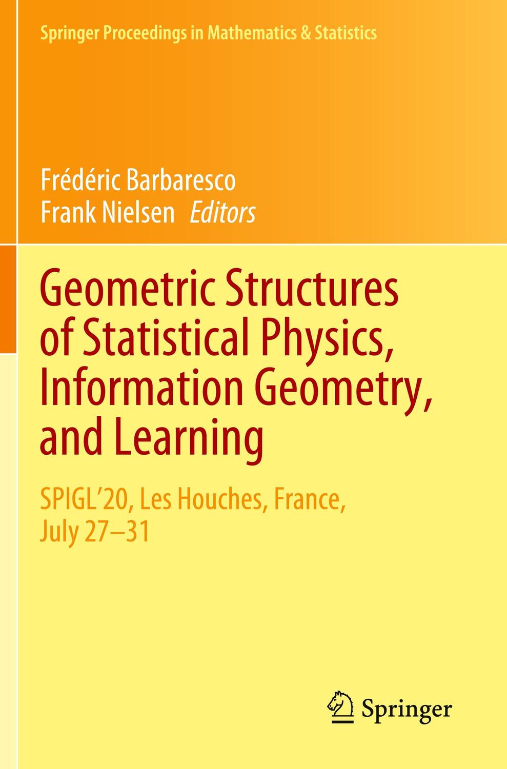 Cover: 9783030779597 | Geometric Structures of Statistical Physics, Information Geometry,...