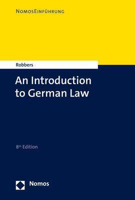 Cover: 9783756000111 | An Introduction to German Law | Gerhard Robbers | Taschenbuch | 2023