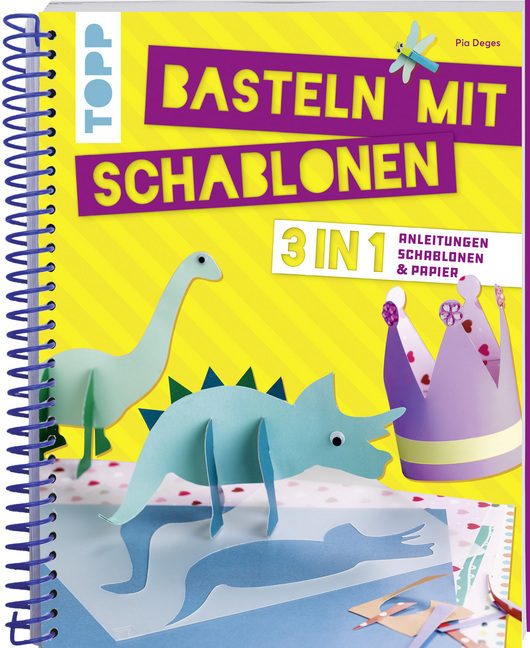 Cover: 9783772484568 | Basteln mit Schablonen | Pia Deges | Taschenbuch | Ringbindung | 2019