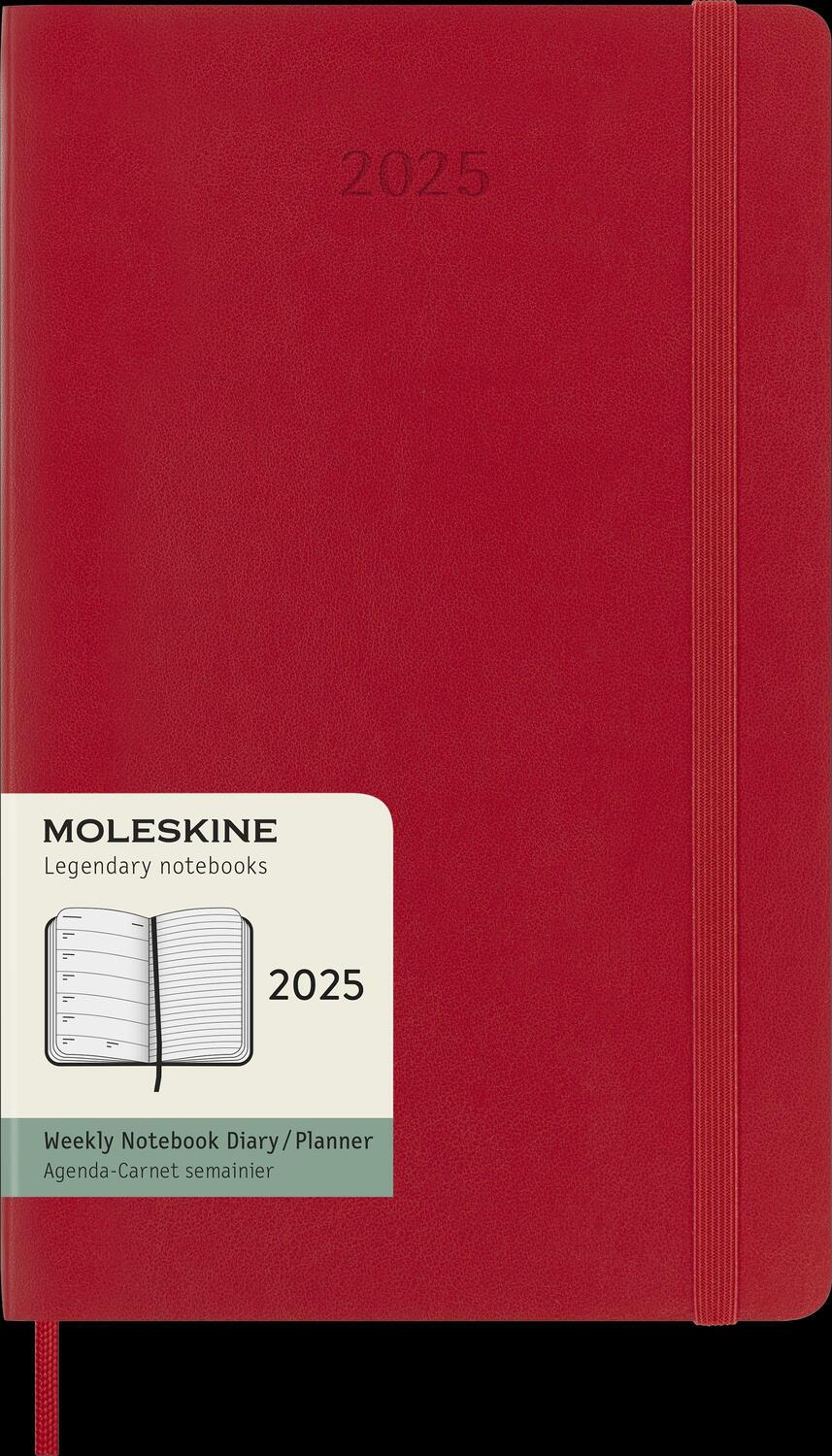 Bild: 8056999270322 | Moleskine 12 Monate Wochen Notizkalender 2025, Large/A5, 1 Wo = 1...