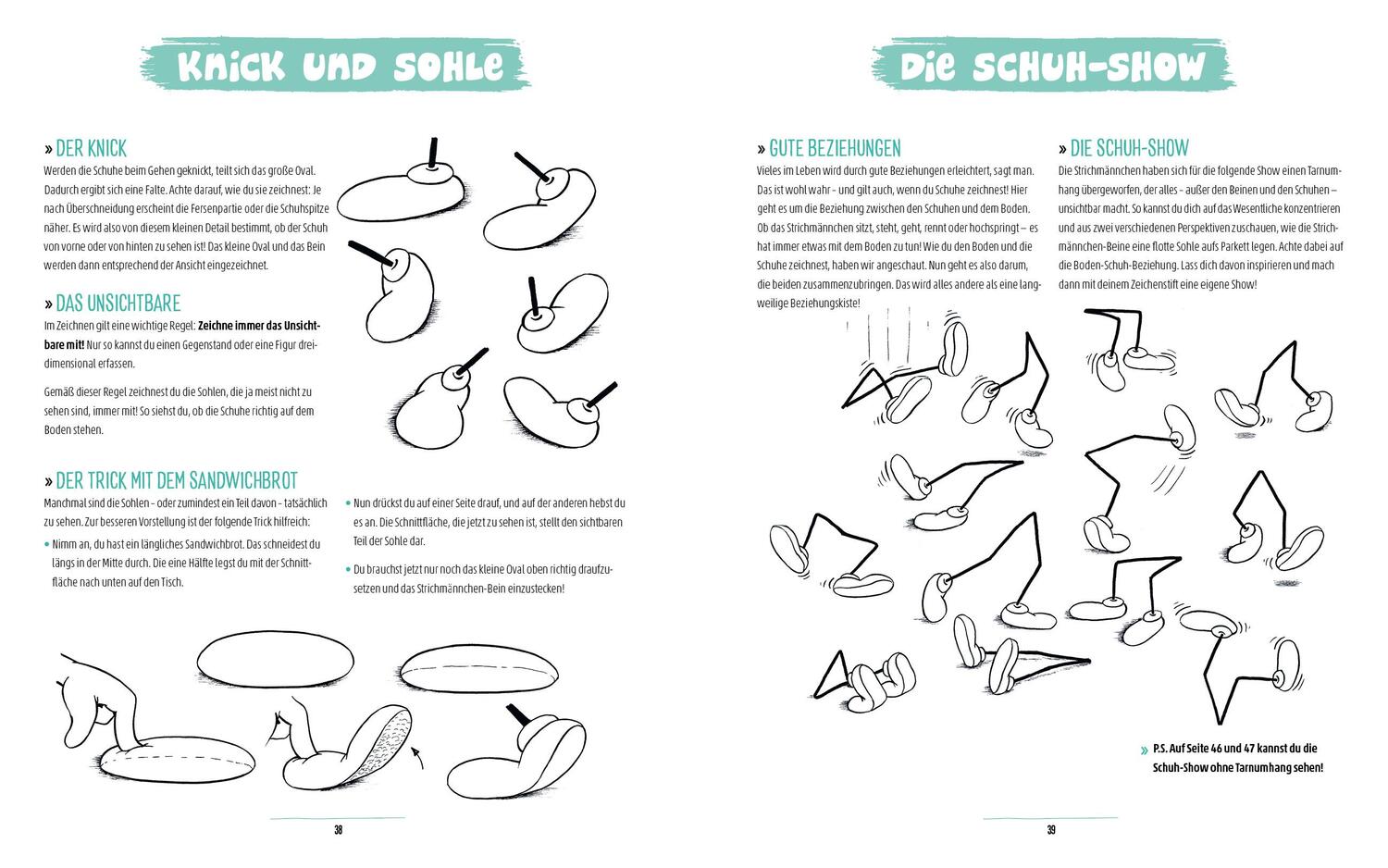 Bild: 9783863554828 | Lebendige Strichmännchen zeichnen - Das Workbook | Andreas Tschudin