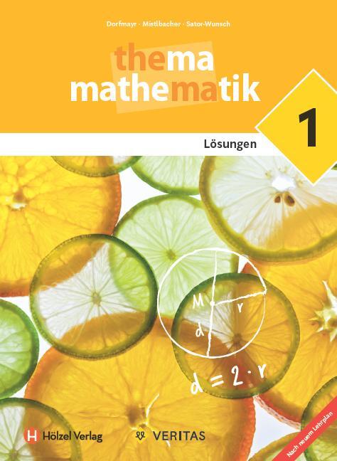 Cover: 9783710149344 | Thema Mathematik. Unterstufe - Übungen 5 - Lösungsheft | Taschenbuch
