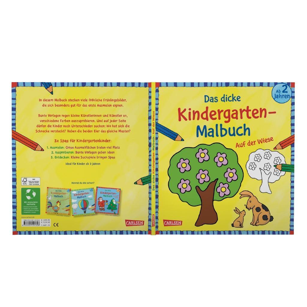 Bild: 9783551191328 | Ausmalbilder für Kita-Kinder: Das dicke Kindergarten-Malbuch: Auf...