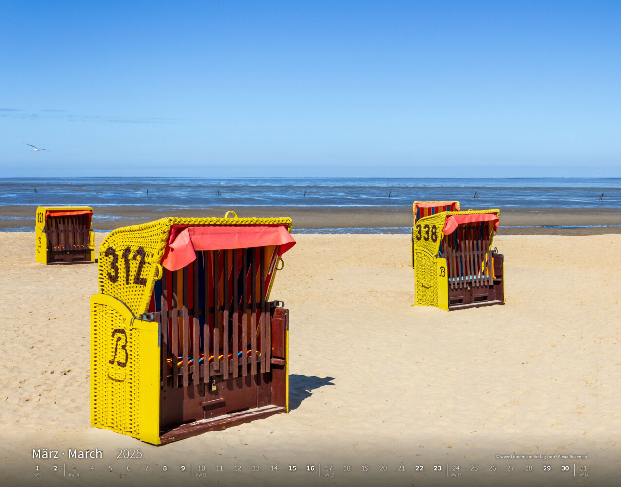 Bild: 9783862923373 | Nordsee 2025 Großformat-Kalender 58 x 45,5 cm | Linnemann Verlag