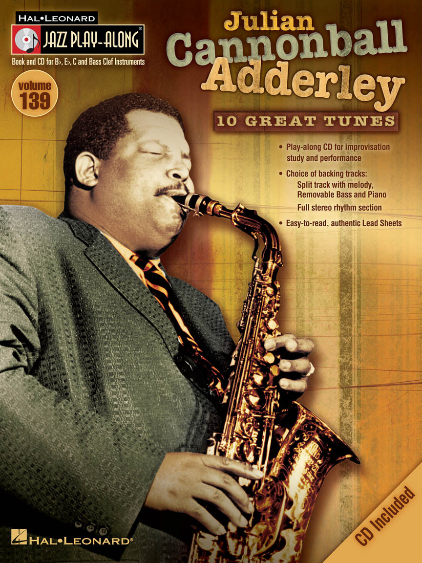 Cover: 884088508579 | Julian Cannonball Adderley | Jazz Play-Along Volume 139 | Buch + CD