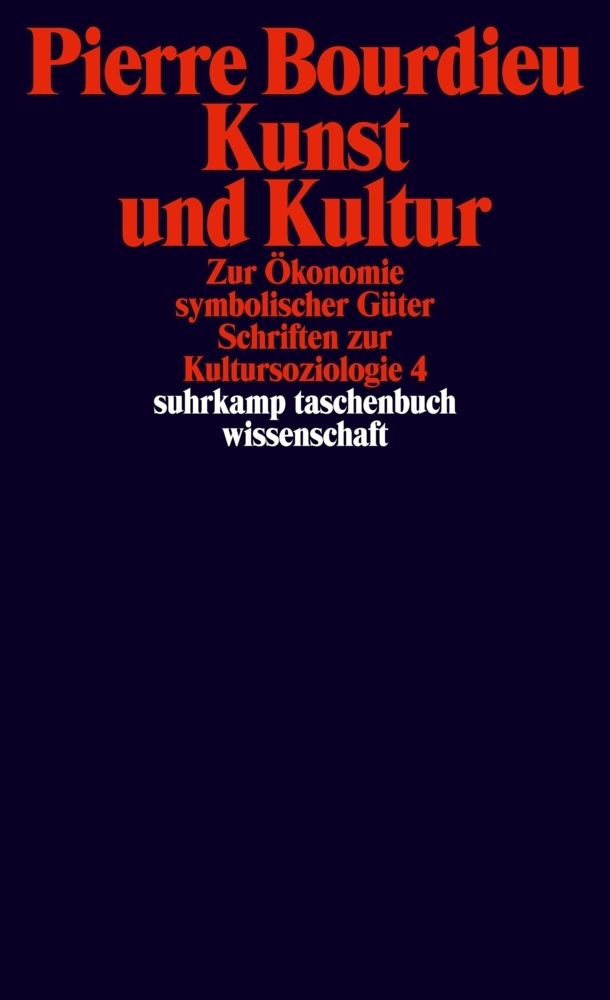 Cover: 9783518297063 | Kunst und Kultur | Pierre Bourdieu | Taschenbuch | 2014 | Suhrkamp