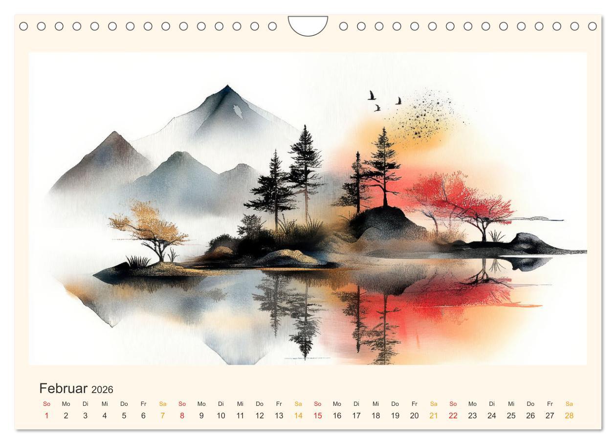 Bild: 9783457251249 | Japan - die Farben der Tradition (Wandkalender 2026 DIN A4 quer),...