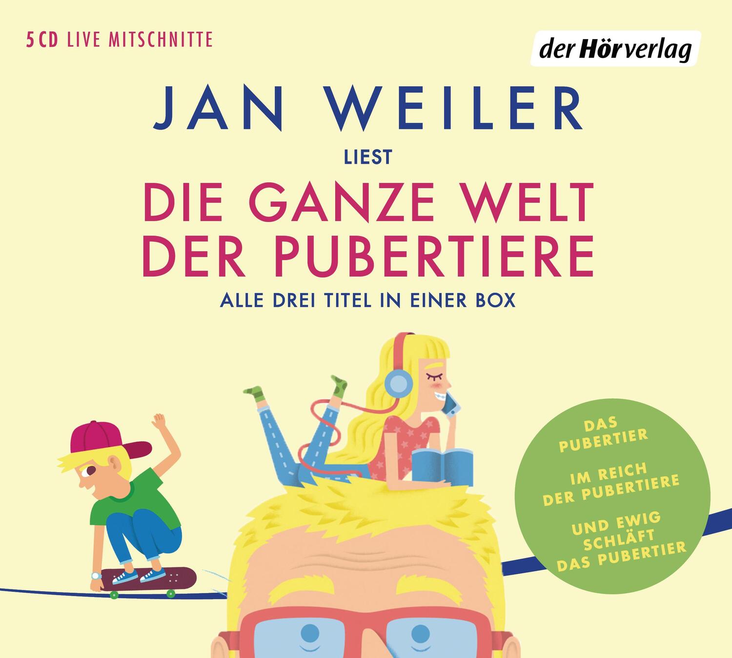 Cover: 9783844531886 | Die ganze Welt der Pubertiere. Drei Titel in einer Box | Jan Weiler