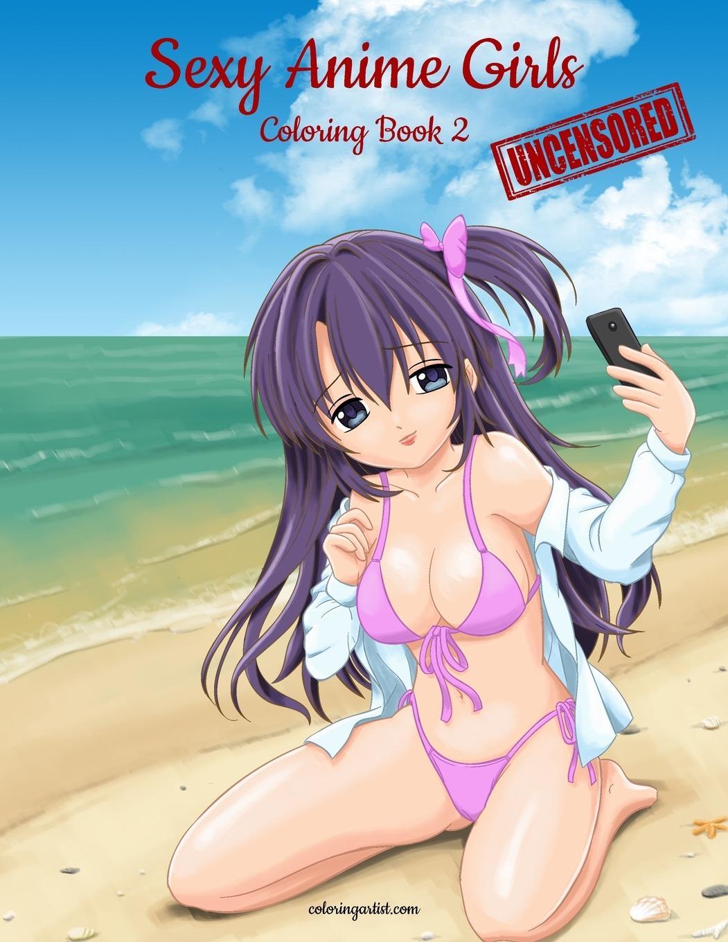 Cover: 9789082750607 | Sexy Anime Girls Uncensored Coloring Book for Grown-Ups 2 | Nick Snels