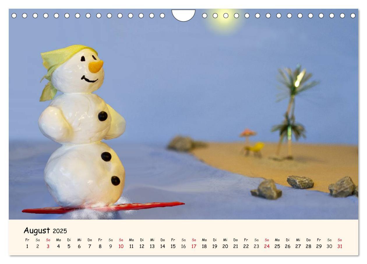 Bild: 9783435812608 | Schneemann des Monats 2025 (Wandkalender 2025 DIN A4 quer),...