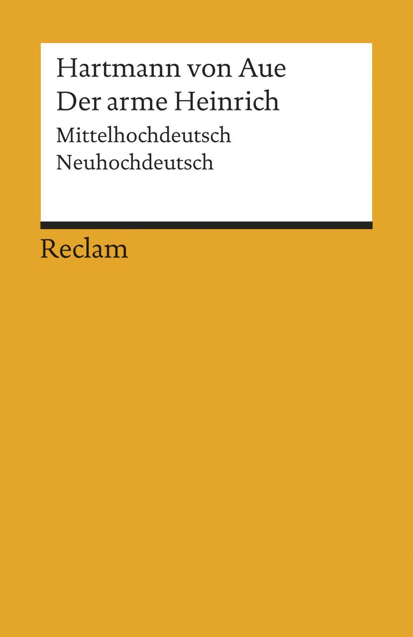 Cover: 9783150191316 | Der arme Heinrich | Mittelhochdeutsch/Neuhochdeutsch | Aue | Buch