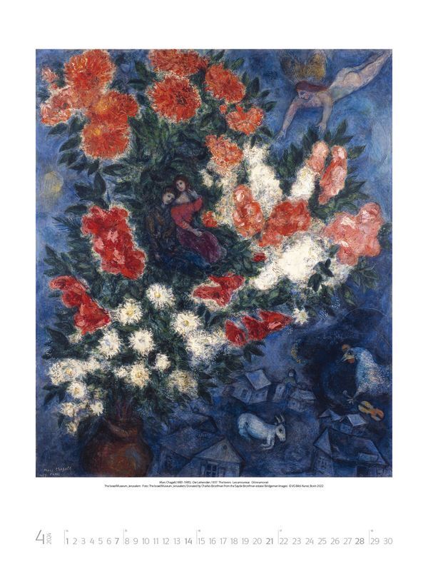 Bild: 9783731860365 | Marc Chagall 2024 | Korsch Verlag | Kalender | Spiralbindung | 14 S.