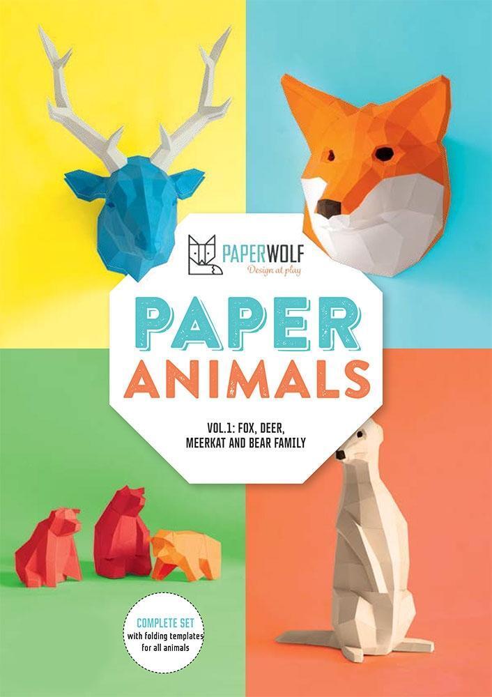 Cover: 9781584236993 | Paper Animals: Volume 1: Fox, Deer, Meerkat and Bear Family | Buch