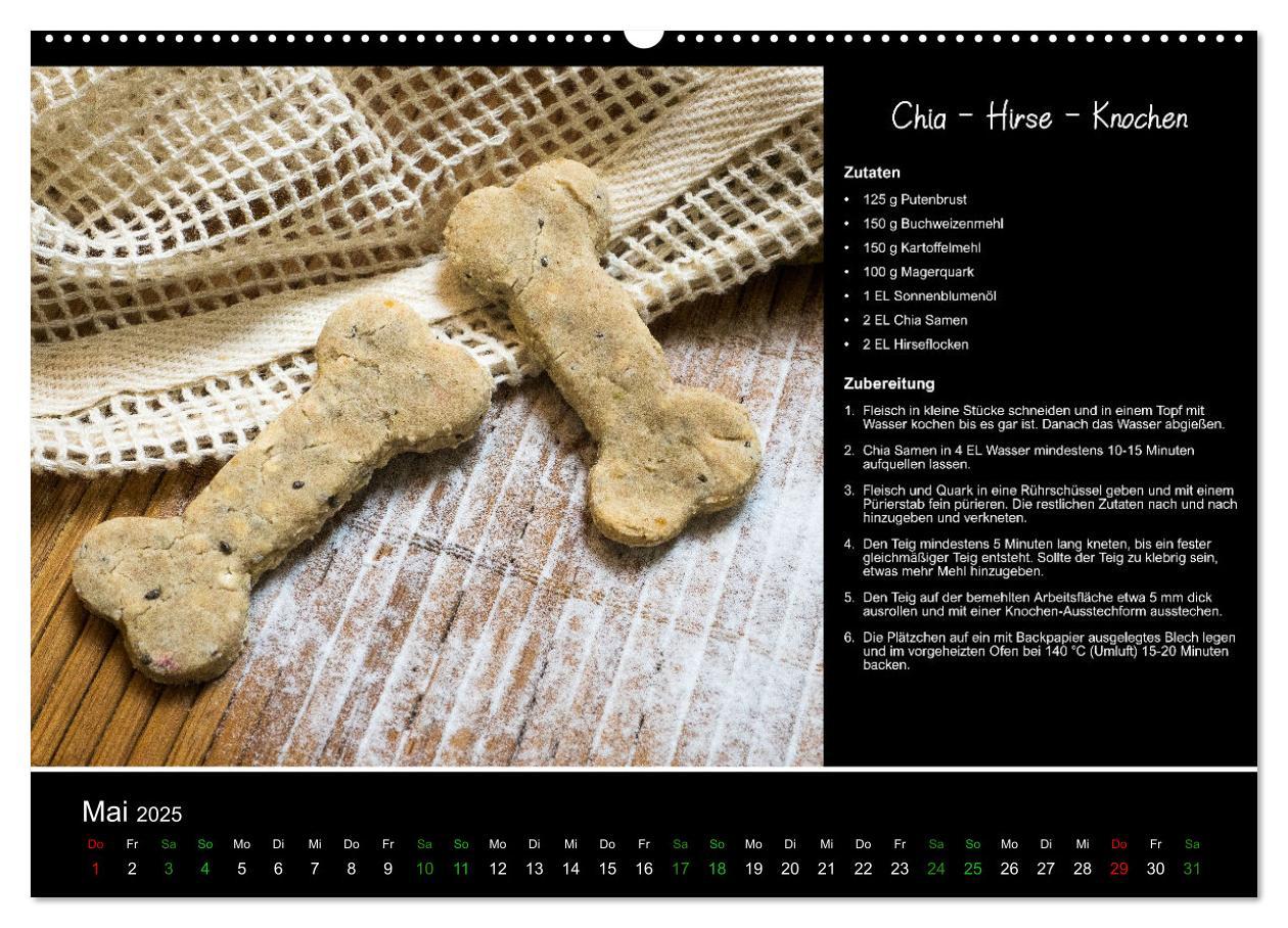 Bild: 9783435086573 | Hundekekse backen - Rezepte fürs ganze Jahr (Wandkalender 2025 DIN...