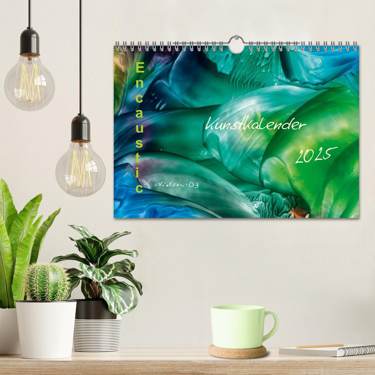 Bild: 9783435824113 | Encaustic Kunstkalender 2025 (Wandkalender 2025 DIN A4 quer),...