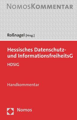 Cover: 9783848768080 | Hessisches Datenschutz- und InformationsfreiheitsG | HDSIG | Roßnagel