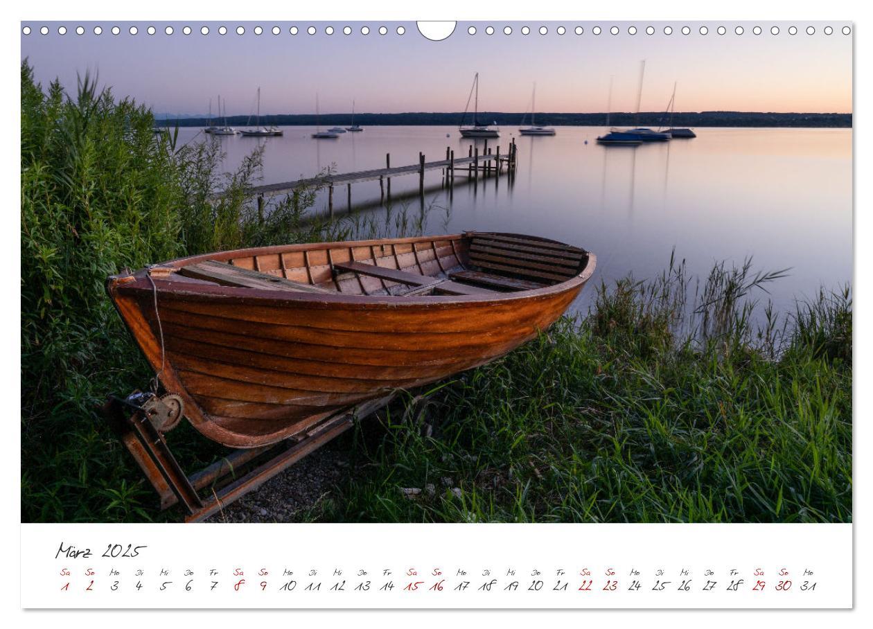 Bild: 9783435088294 | Sonnenuntergang am Ammersee (Wandkalender 2025 DIN A3 quer),...