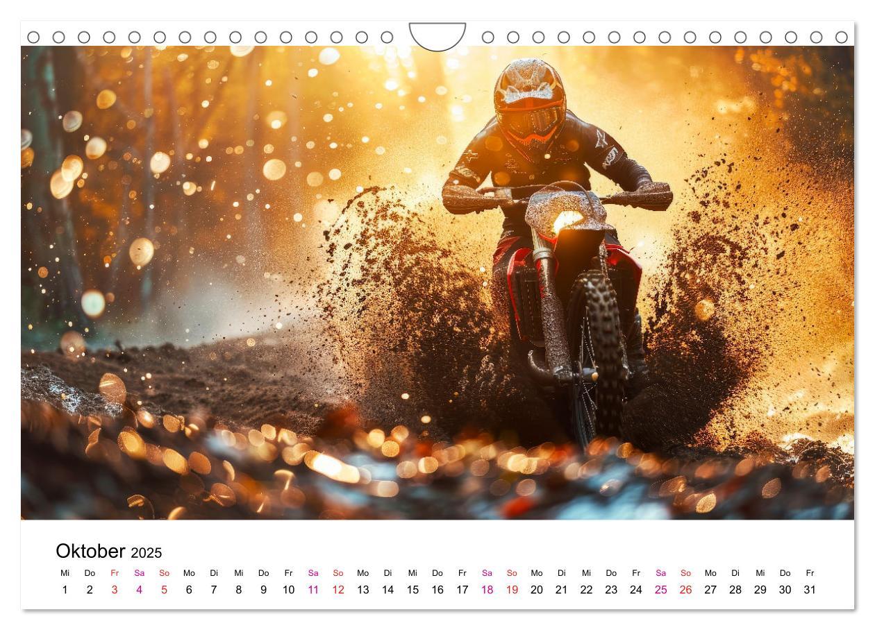 Bild: 9783457147962 | Motocross Erlebnisse (Wandkalender 2025 DIN A4 quer), CALVENDO...