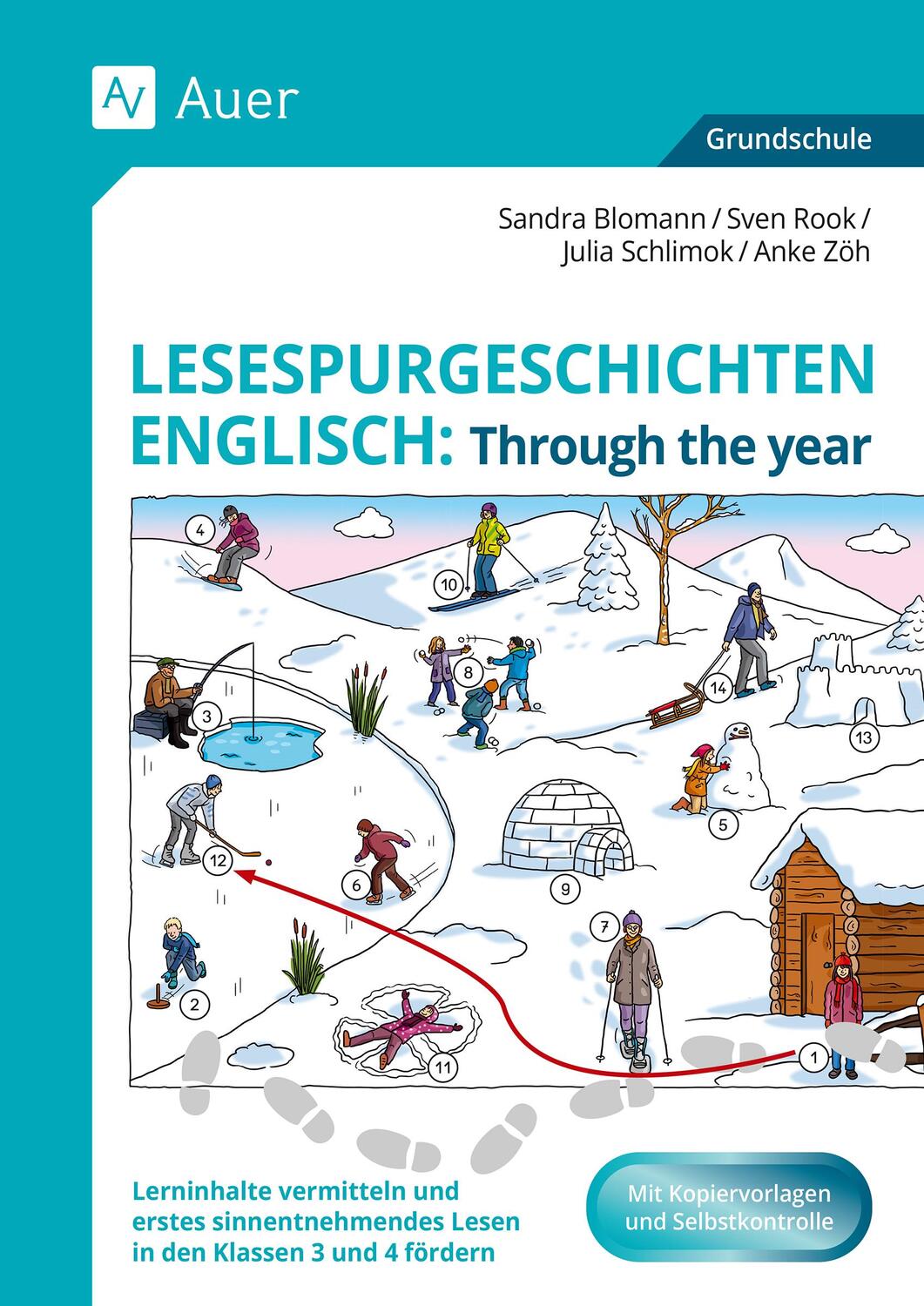 Cover: 9783403086970 | Lesespurgeschichten Englisch: Through the year | S. Blomann (u. a.)
