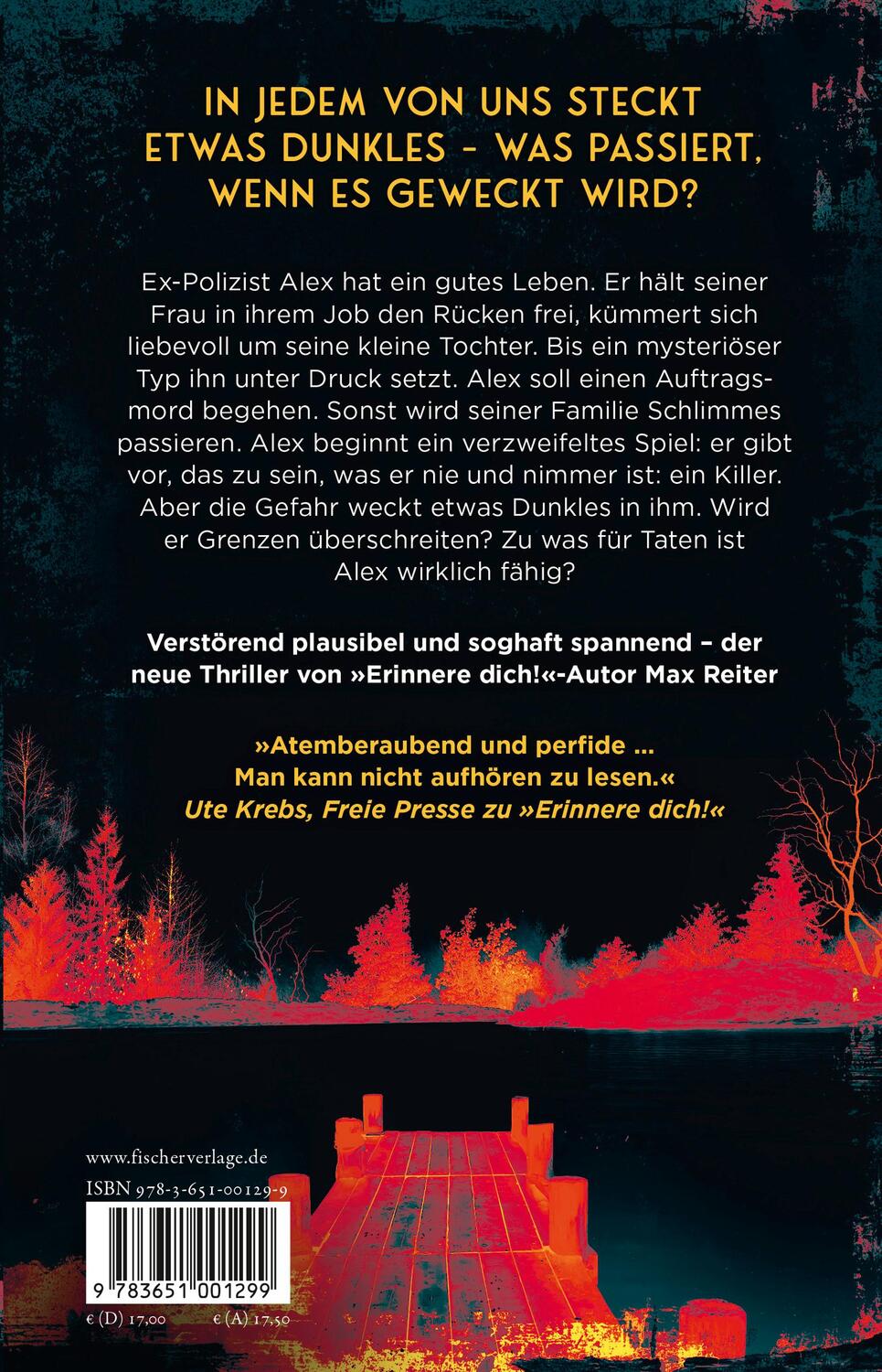 Rückseite: 9783651001299 | Der Killer in dir | Thriller | Max Reiter | Taschenbuch | 320 S.