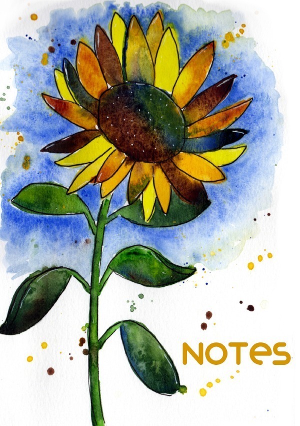 Cover: 9783757529291 | Notizbuch "Sonnenblume | Notizbuch mit dot grid Seiten. DE | Jenne
