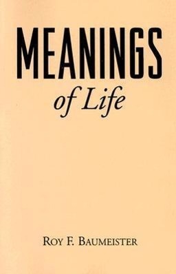 Cover: 9780898625318 | Meanings of Life | Roy F Baumeister | Taschenbuch | Englisch | 1992
